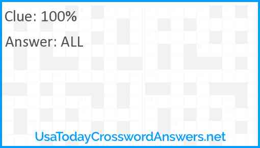 100% Answer