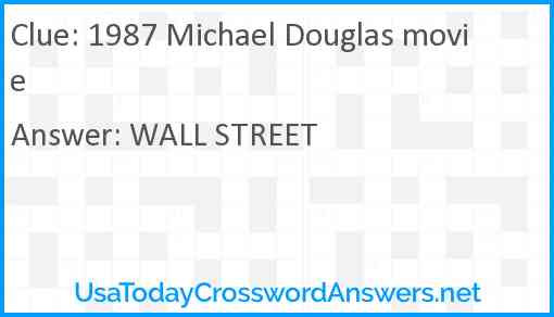1987 Michael Douglas movie Answer