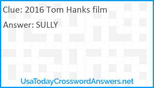 2016 Tom Hanks film Answer