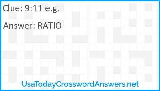 9:11 e.g. Answer
