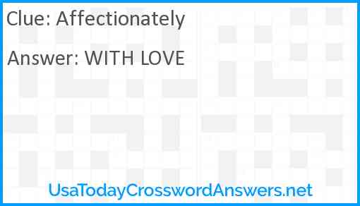 Affectionately Answer