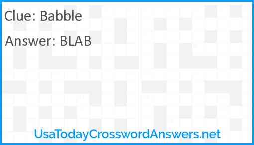 Babble Answer