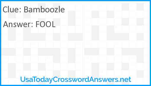 Bamboozle Answer
