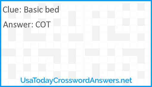 Basic bed Answer