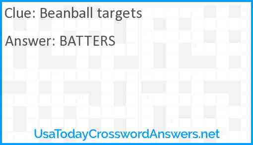 Beanball targets Answer