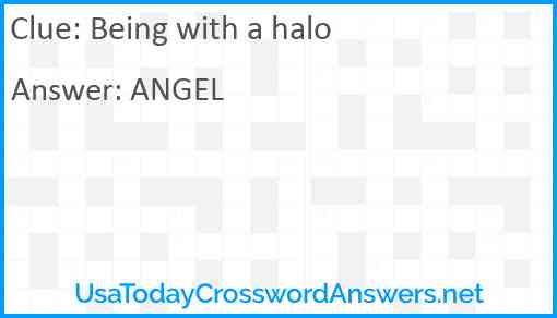 Being with a halo Answer