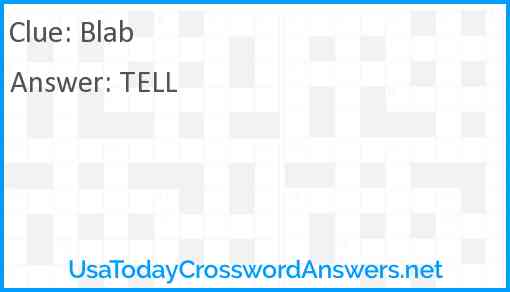 Blab Answer