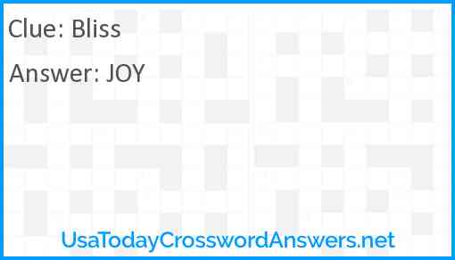 Bliss Answer