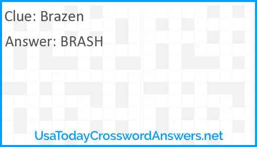 Brazen Answer