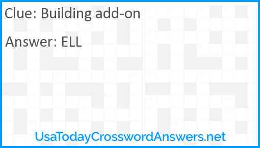 Building add-on Answer