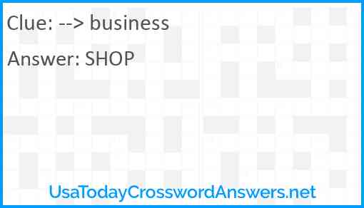 --> business Answer