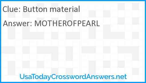 Button material Answer