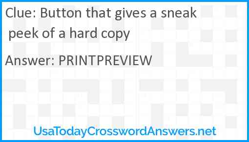 Button that gives a sneak peek of a hard copy Answer