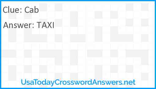 Cab Answer