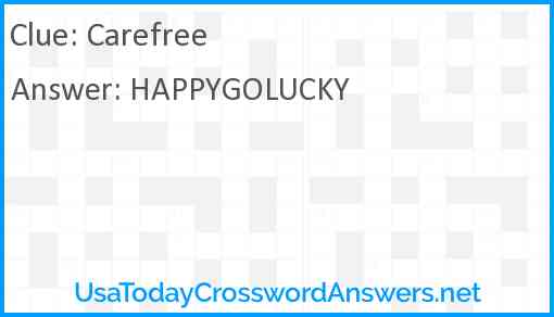 Carefree Answer