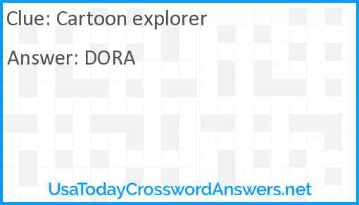 Cartoon explorer Answer