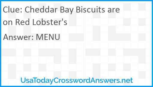 Cheddar Bay Biscuits are on Red Lobster's Answer