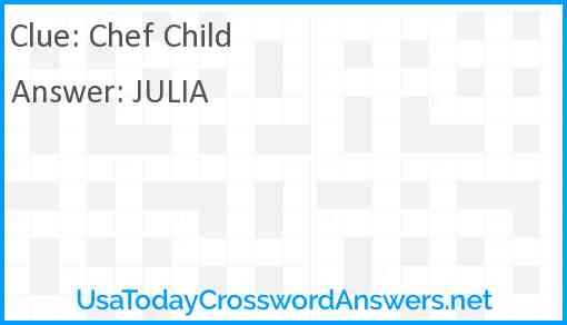 Chef Child Answer