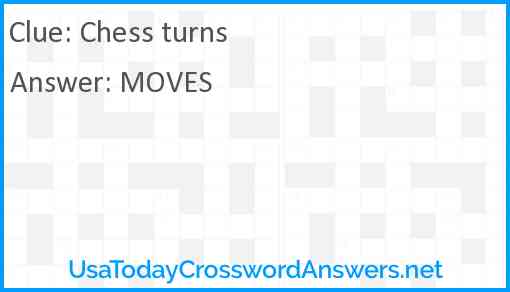 Chess turns Answer