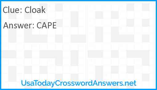 Cloak Answer