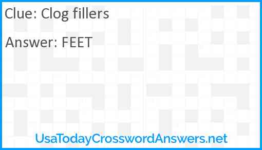Clog fillers Answer