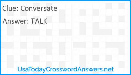 Conversate Answer