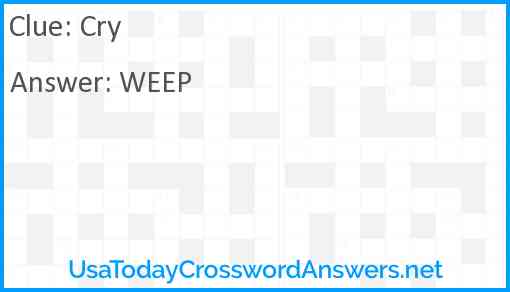 Cry Answer