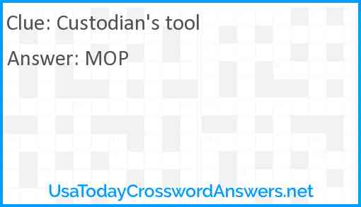 Custodian's tool Answer