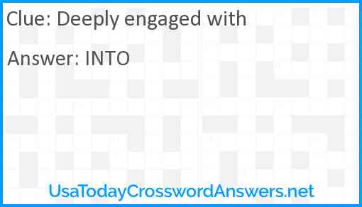 Deeply engaged with Answer