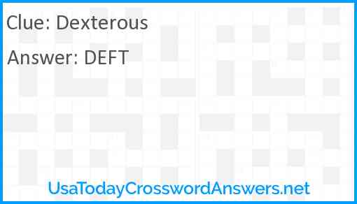 Dexterous Answer