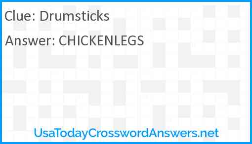 Drumsticks Answer
