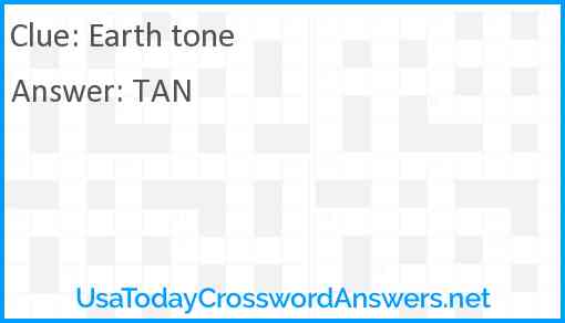 Earth tone Answer