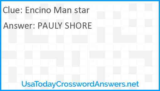 Encino Man star Answer