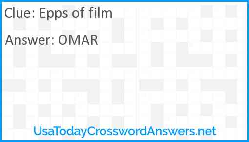 Epps of film Answer