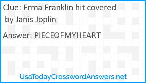 Erma Franklin hit covered by Janis Joplin Answer