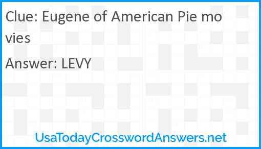 Eugene of American Pie movies Answer