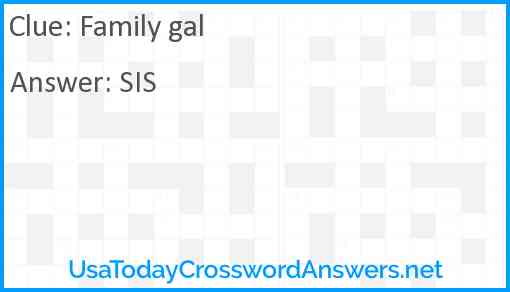 Family gal Answer