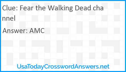 Fear the Walking Dead channel Answer