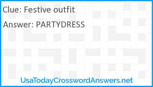 Festive outfit Answer