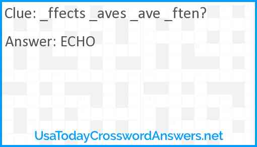 _ffects _aves _ave _ften? Answer