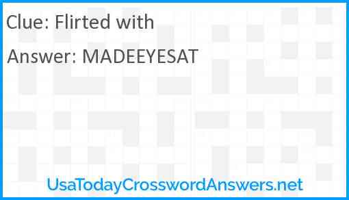 Flirted with Answer