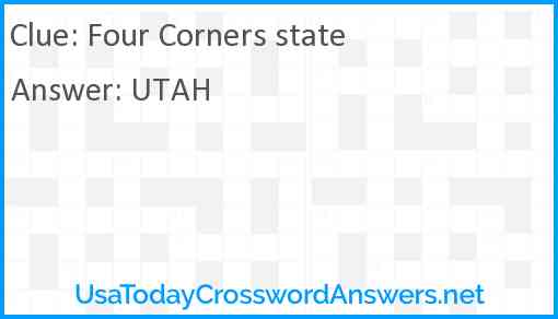 Four Corners state Answer