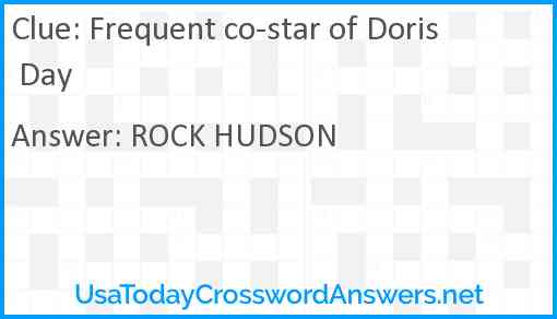 Frequent co-star of Doris Day Answer