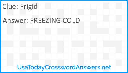 Frigid Answer