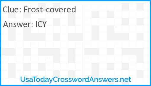 Frost-covered Answer