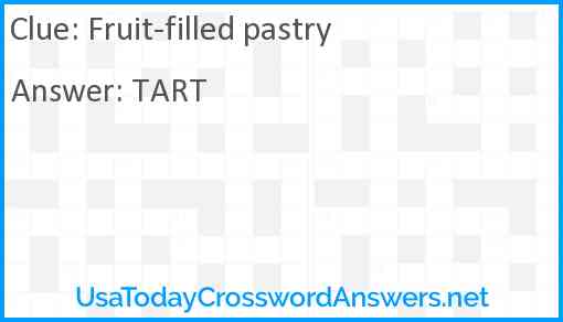Fruit-filled pastry Answer