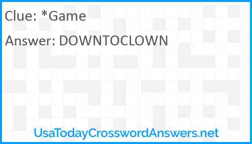 *Game Answer