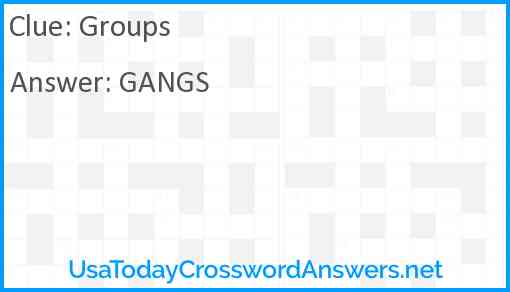 Groups Answer