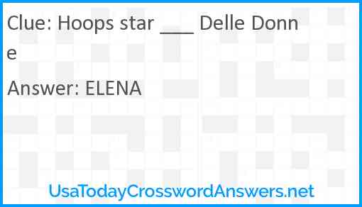 Hoops star Delle Donne Answer