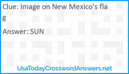 Image on New Mexico's flag Answer